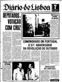 Quinta,  7 de Novembro de 1974 (1ª edição)