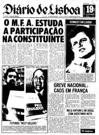 Terça, 19 de Novembro de 1974 (1ª edição)