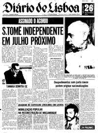 Terça, 26 de Novembro de 1974 (1ª edição)