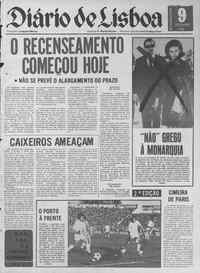 Segunda,  9 de Dezembro de 1974 (2ª edição)