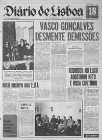 Quarta, 18 de Dezembro de 1974 (1ª edição)