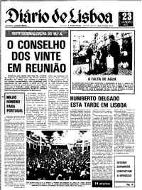 Quinta, 23 de Janeiro de 1975 (1ª edição)