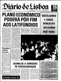 Sábado, 25 de Janeiro de 1975