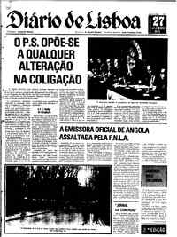 Segunda, 27 de Janeiro de 1975 (2ª edição)