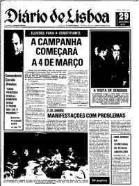 Quarta, 29 de Janeiro de 1975 (1ª edição)