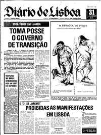 Sexta, 31 de Janeiro de 1975 (2ª edição)