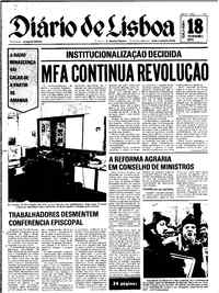 Terça, 18 de Fevereiro de 1975 (1ª edição)