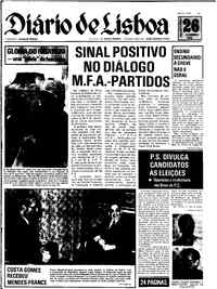 Quarta, 26 de Fevereiro de 1975 (1ª edição)