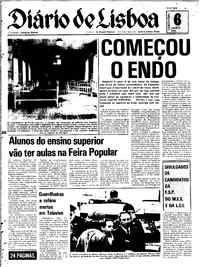 Quinta,  6 de Março de 1975 (1ª edição)