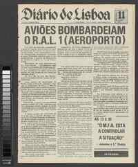 Terça, 11 de Março de 1975 (1ª edição)