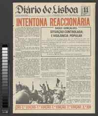 Terça, 11 de Março de 1975 (2ª edição)