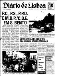 Terça, 18 de Março de 1975 (2ª edição)