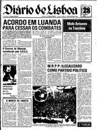 Sexta, 28 de Março de 1975 (2ª edição)