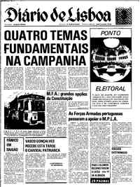 Quinta,  3 de Abril de 1975 (1ª edição)