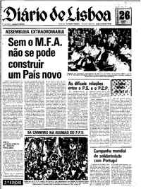 Segunda, 26 de Maio de 1975 (2ª edição)