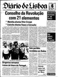 Sábado,  6 de Setembro de 1975