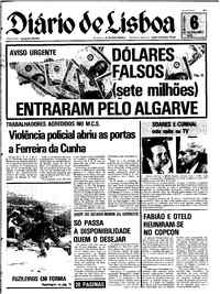 Quinta,  6 de Novembro de 1975 (1ª edição)