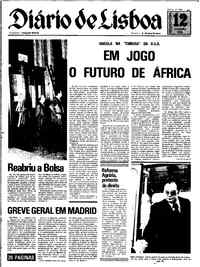 Segunda, 12 de Janeiro de 1976