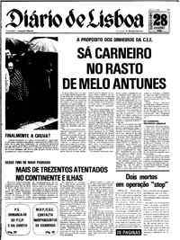 Quarta, 28 de Janeiro de 1976