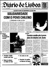 Sábado, 11 de Setembro de 1976