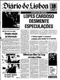 Sábado, 18 de Setembro de 1976