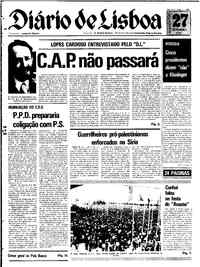 Segunda, 27 de Setembro de 1976