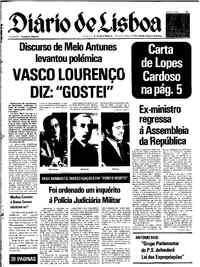 Quinta,  4 de Novembro de 1976