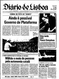 Segunda, 12 de Setembro de 1977