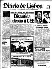 Segunda,  7 de Novembro de 1977