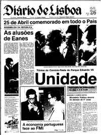 Quarta, 26 de Abril de 1978