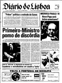 Segunda,  7 de Agosto de 1978