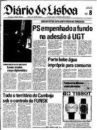 Segunda,  8 de Janeiro de 1979