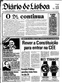 Sábado, 13 de Janeiro de 1979