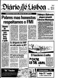 Sábado, 28 de Abril de 1979