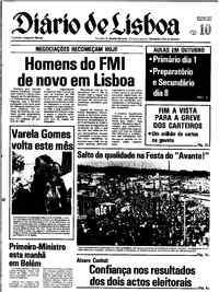 Segunda, 10 de Setembro de 1979