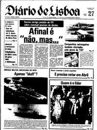 Terça, 27 de Novembro de 1979