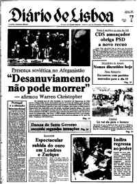 Segunda,  7 de Janeiro de 1980