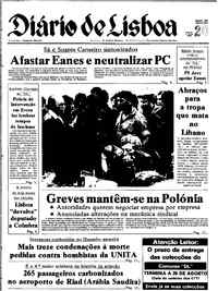 Quarta, 20 de Agosto de 1980