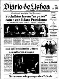 Sábado, 18 de Outubro de 1980