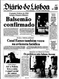 Sábado, 13 de Dezembro de 1980