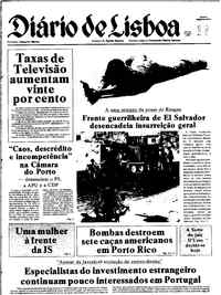 Segunda, 12 de Janeiro de 1981