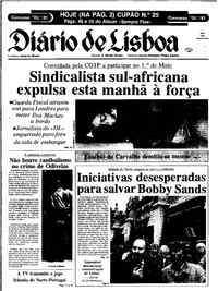 Quarta, 29 de Abril de 1981