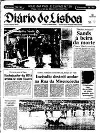 Segunda,  4 de Maio de 1981