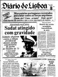 Terça,  6 de Outubro de 1981 (1ª edição)