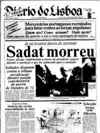 Terça,  6 de Outubro de 1981 (2ª edição)