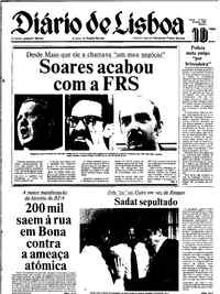 Sábado, 10 de Outubro de 1981