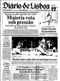 Quinta, 22 de Outubro de 1981