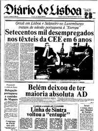 Segunda, 26 de Outubro de 1981