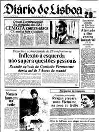 Quarta, 28 de Outubro de 1981