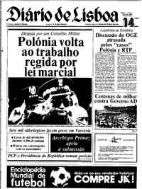 Segunda, 14 de Dezembro de 1981